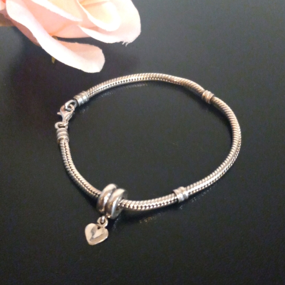 925 bracelet with charm